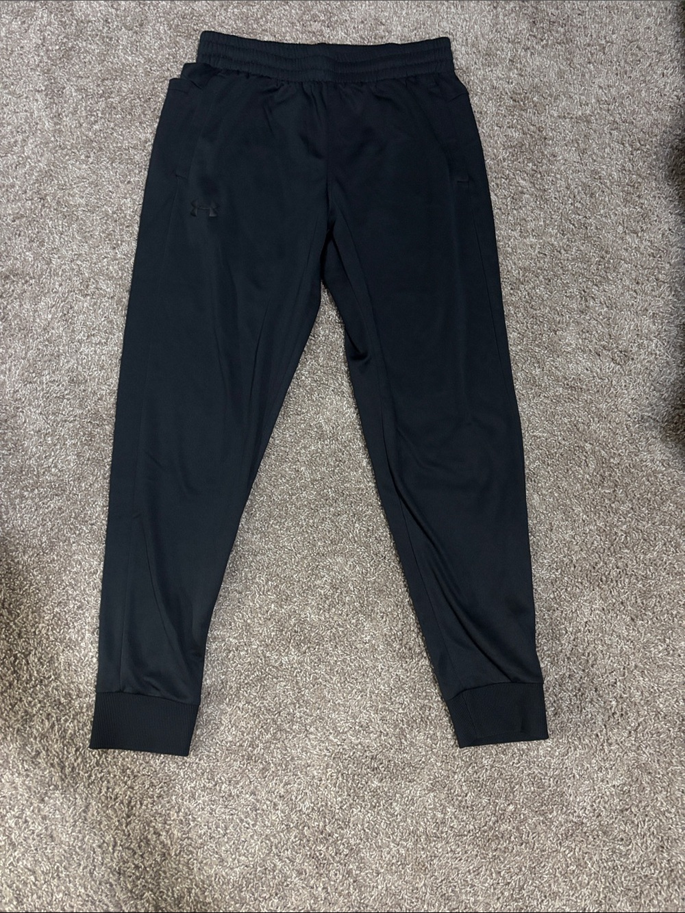 Under Armour Men's Black Athletic Joggers with Elastic Waistband